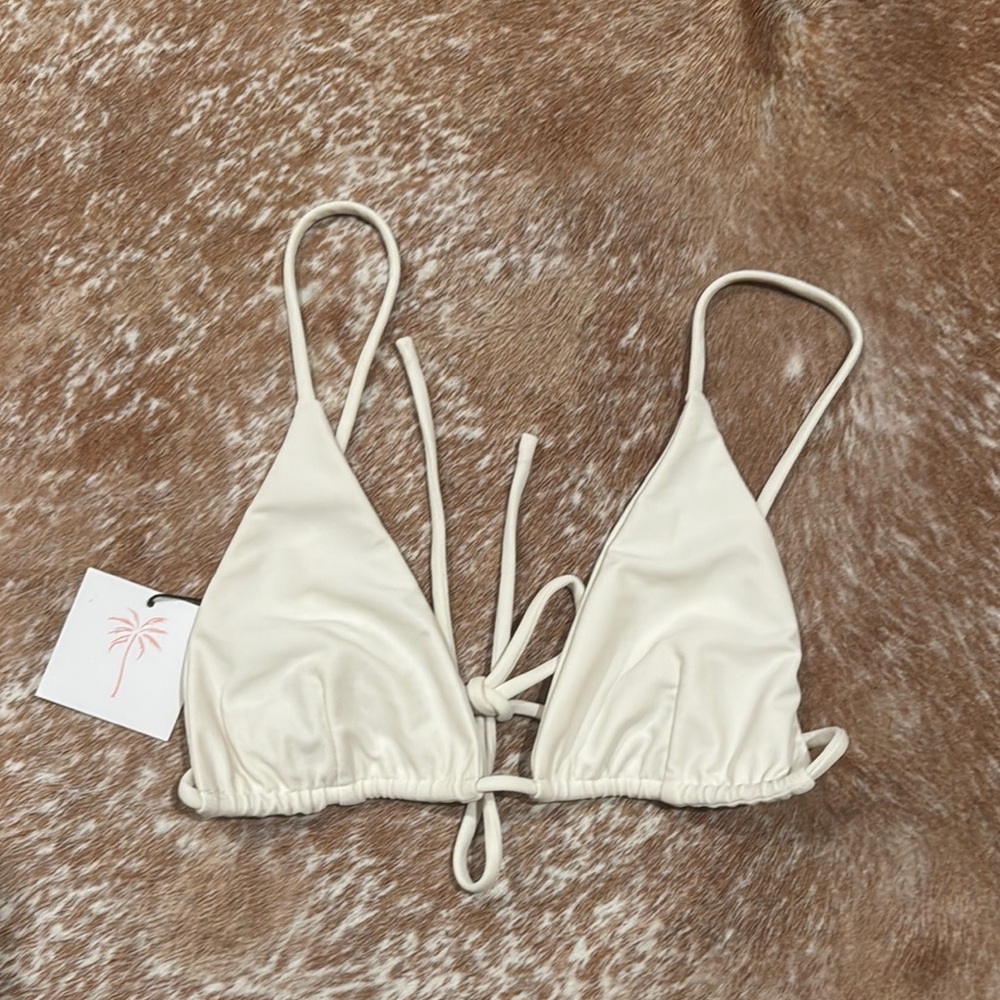 Elegant Cream Bikini Top